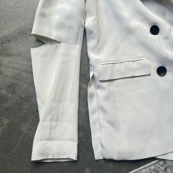 Tibi silk double breast blazer - Picture 3 of 4